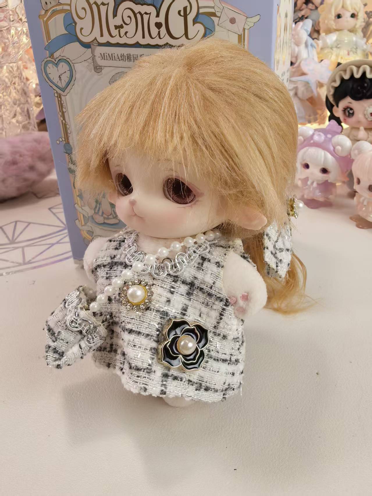 MiMiaようちえん シリーズ 10cmドールコスチューム 手作りmimia フィギュア対応着用（フィギュア除く）