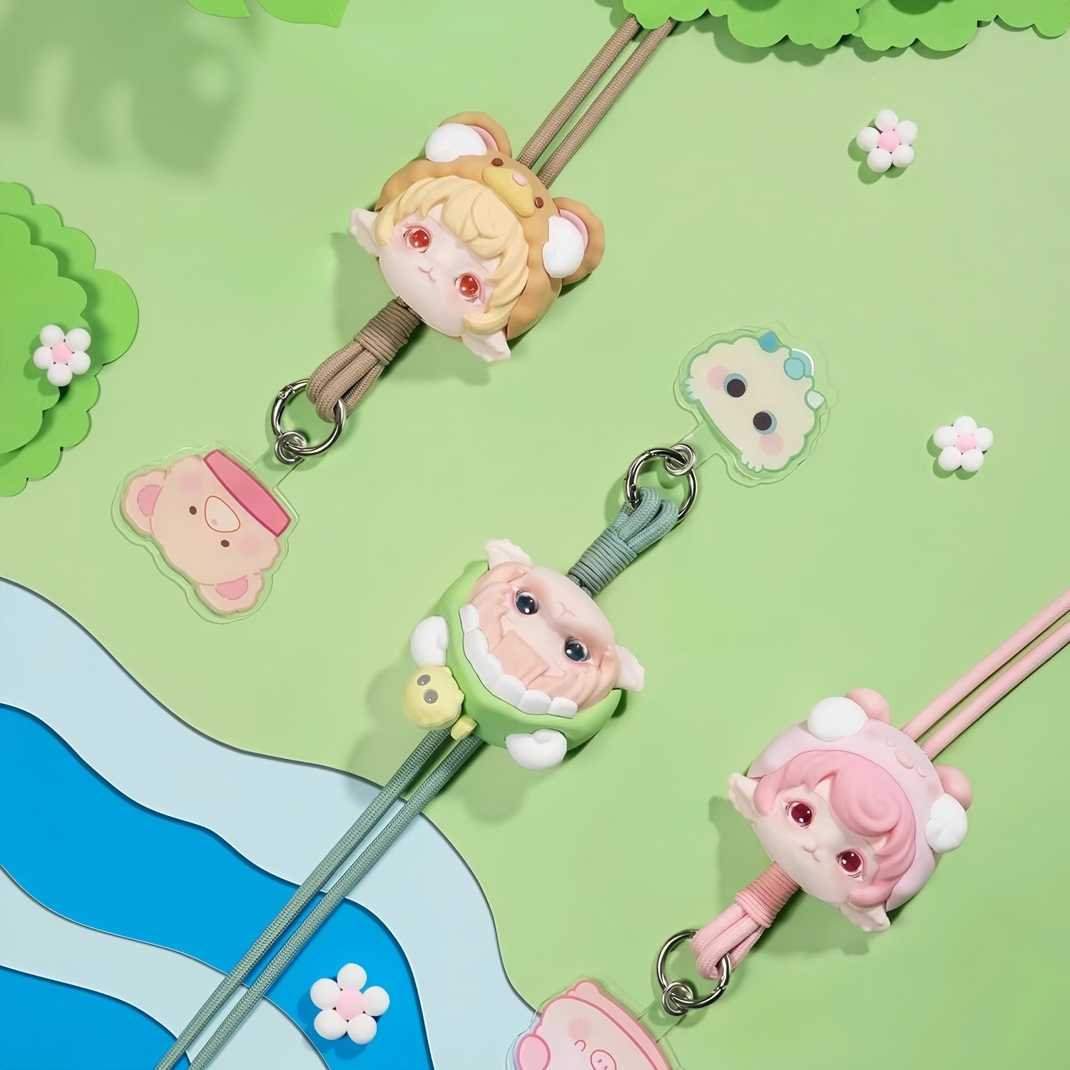 PinYun新作 MiMia パジャマパーティーシリーズ ブラインドボックス ストラップ 開封後キャンセル禁止