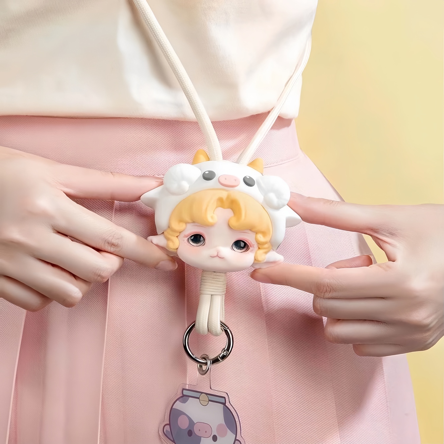 PinYun新作 MiMia パジャマパーティーシリーズ ブラインドボックス ストラップ 開封後キャンセル禁止