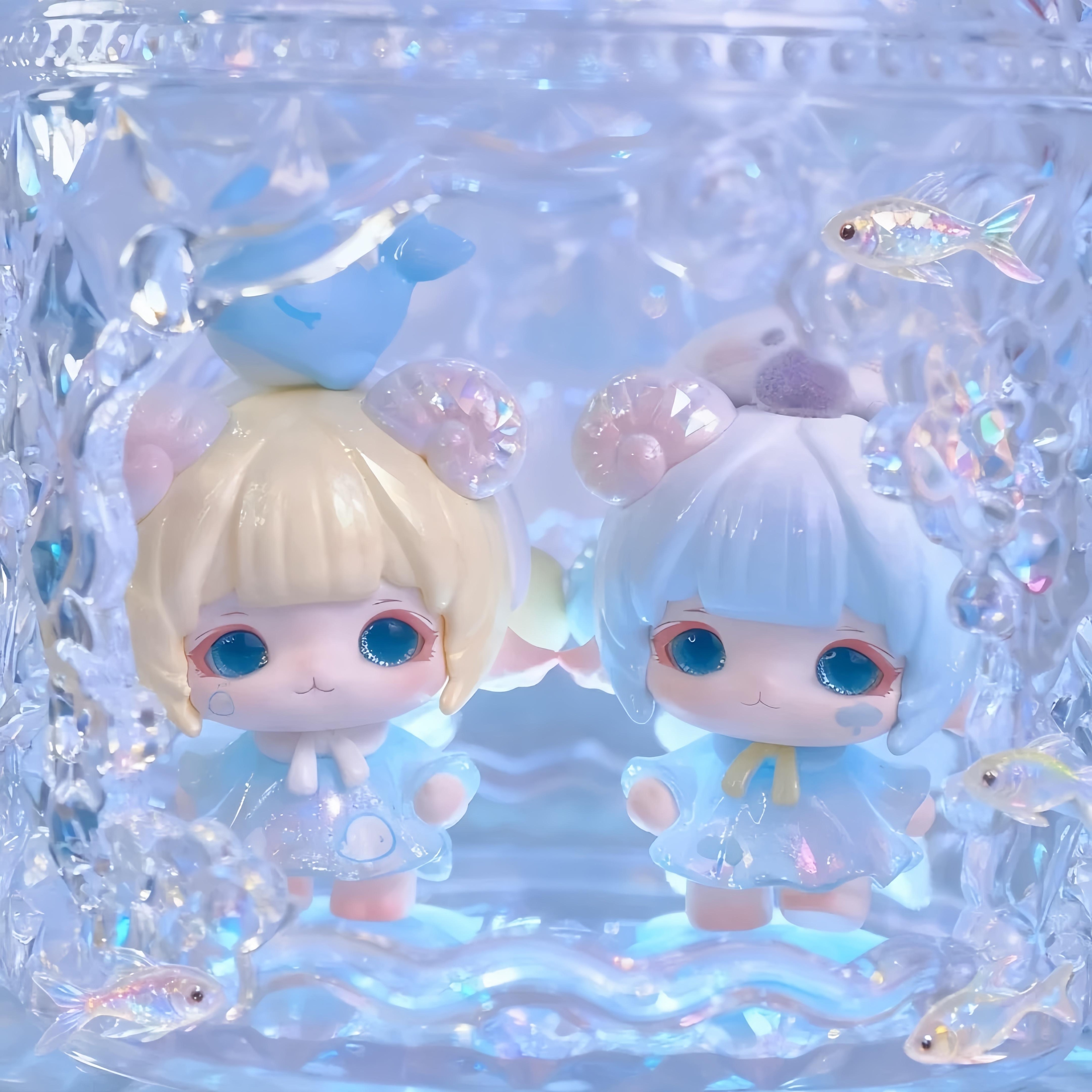 PinYun新作 MiMia水晶殿シリーズ 限定版 ブラインドボックス フィギュア 開封後キャンセル禁止