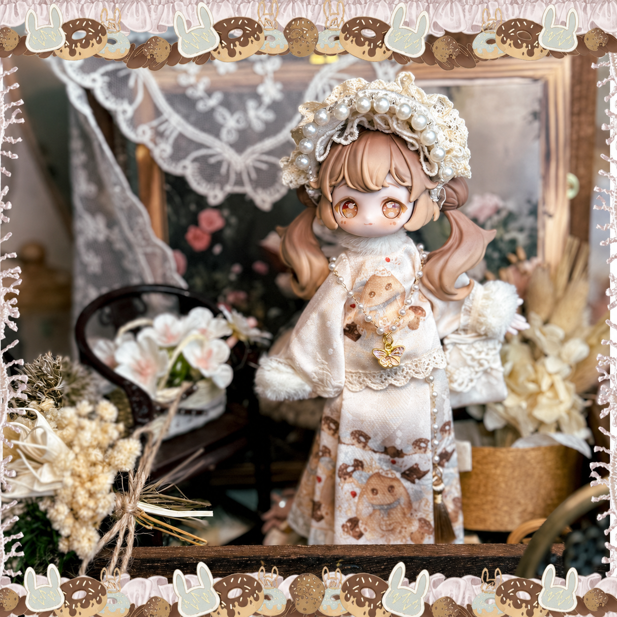 Overture 星屑の序曲 初春のぬくもりシリーズ BJDドール服 7点セット 全3色 1/8・大きめ1/12サイズ対応 ※ドール本体別売