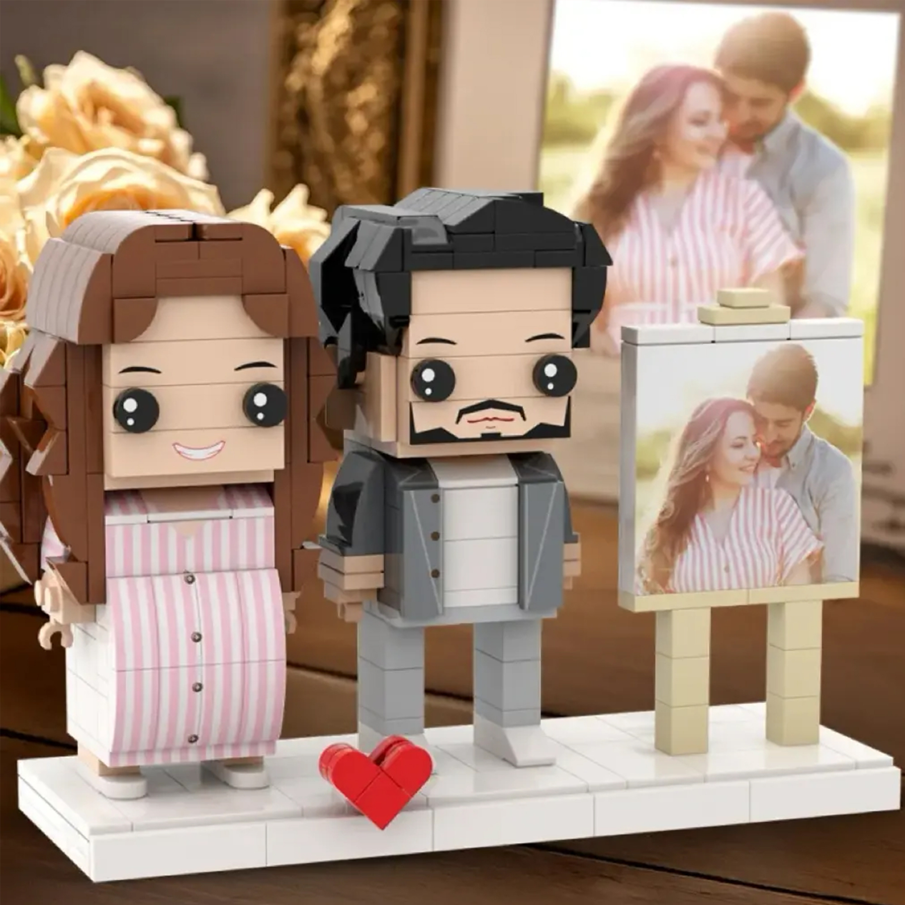 Custom Brick Mini Figures Photo Customizable Block Single Brick Figure