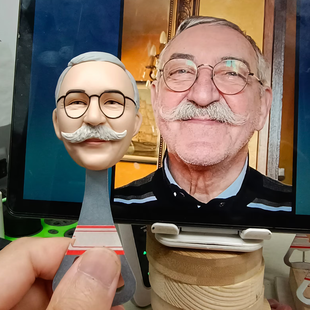 Handmade Custom Face Bottle Openers Bobblehead Bottle Openers Doll Head Wedding Bottle Openers Unique Groomsmen Gifts