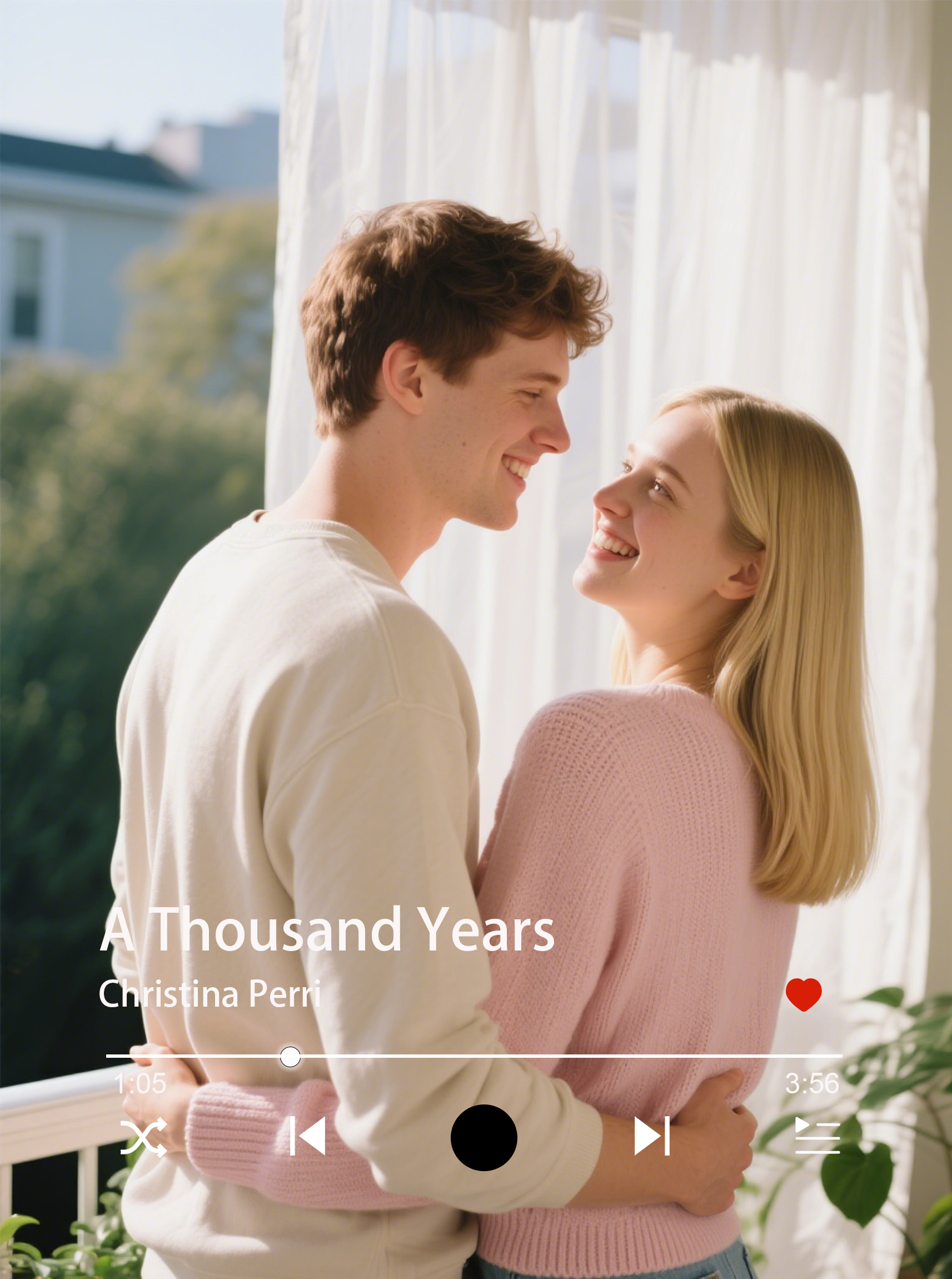 Photo Frame with Music Custom Song Fra Personalised Music Player (can