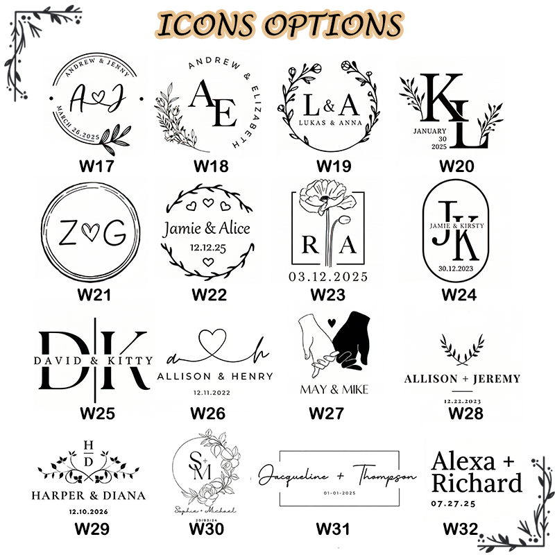 Custom Wax Seal Stamp Any Logo Personalised Wedding Invitation Wax Seal Kit for Wedding Invitations