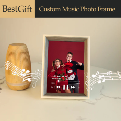 Custom Music Photo Frame with Personalised Picture Music Player (Can Play Music)
