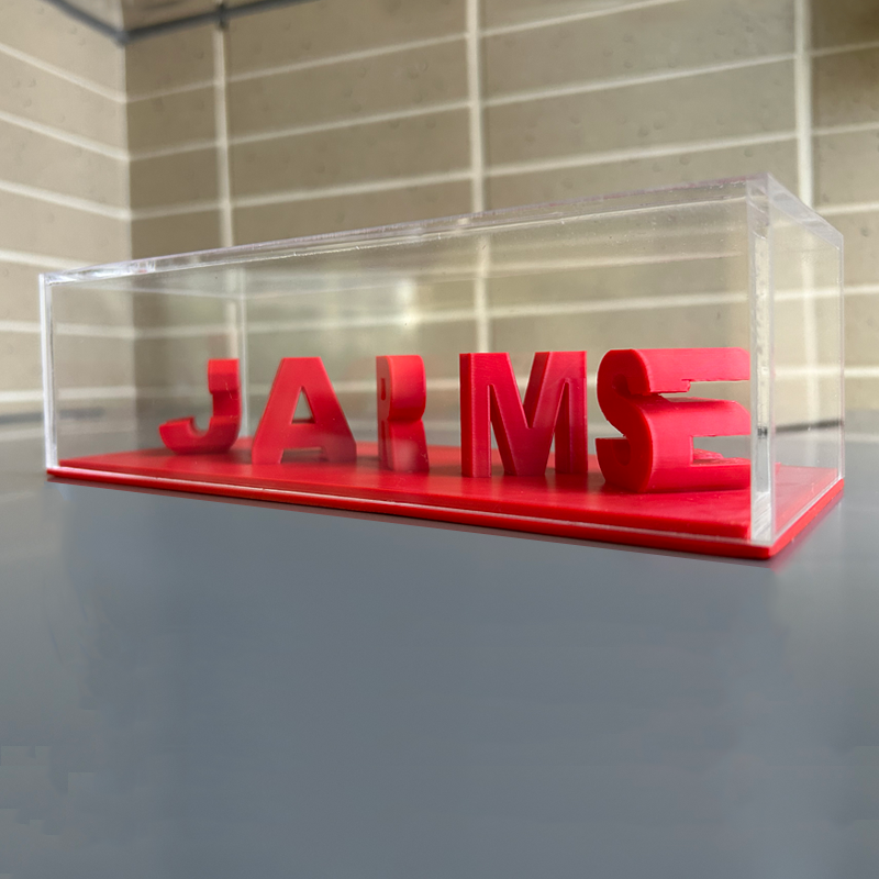Dual Name Illusion Love 3D Printed Custom Name Plate Mother's Days Gifts Customized Double Sided Love Mum Plate
