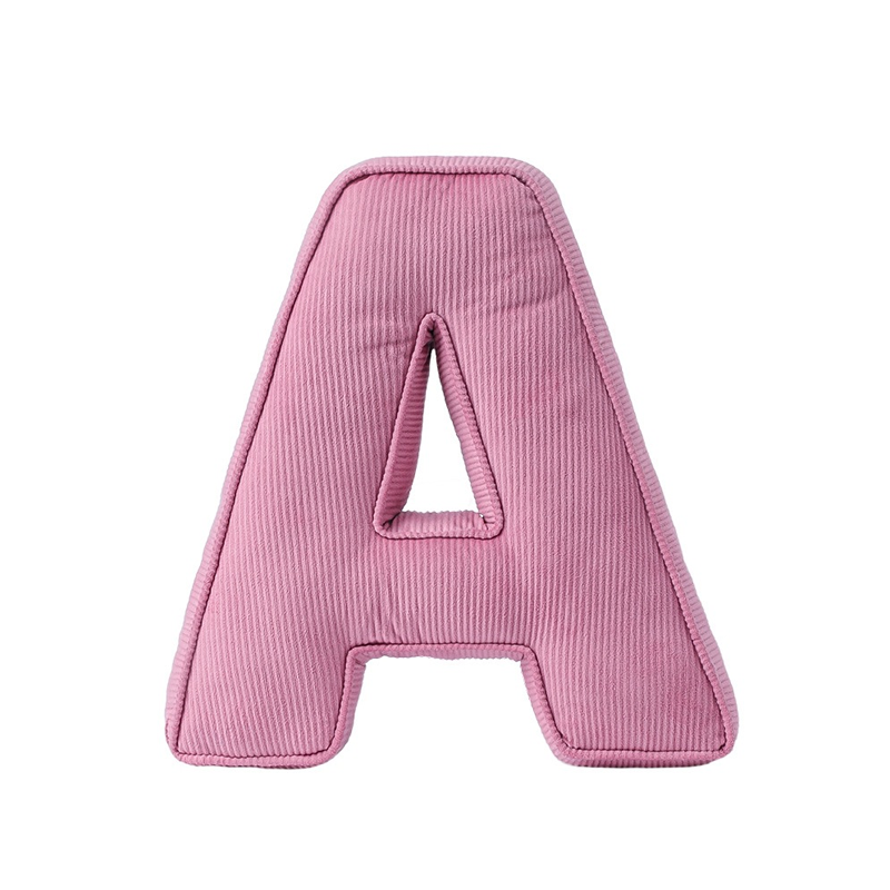 Personalised Alphabet Letter Pillow Embroidered Initial Cushion Nursery Decor Soft Sherpa Dorm Bed Pillow Baby Shower Gift