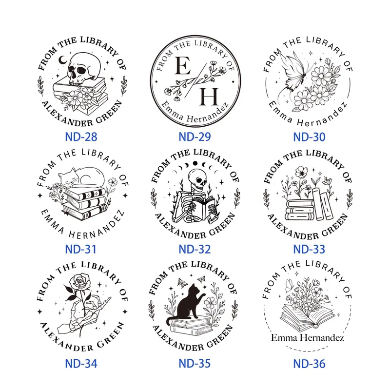 Custom Metal Book Embosser for Book Lover Gifts Handheld Personalised Embosser Book Stamp Library Stamp Gift for Readers, Teachers & Home Libraries