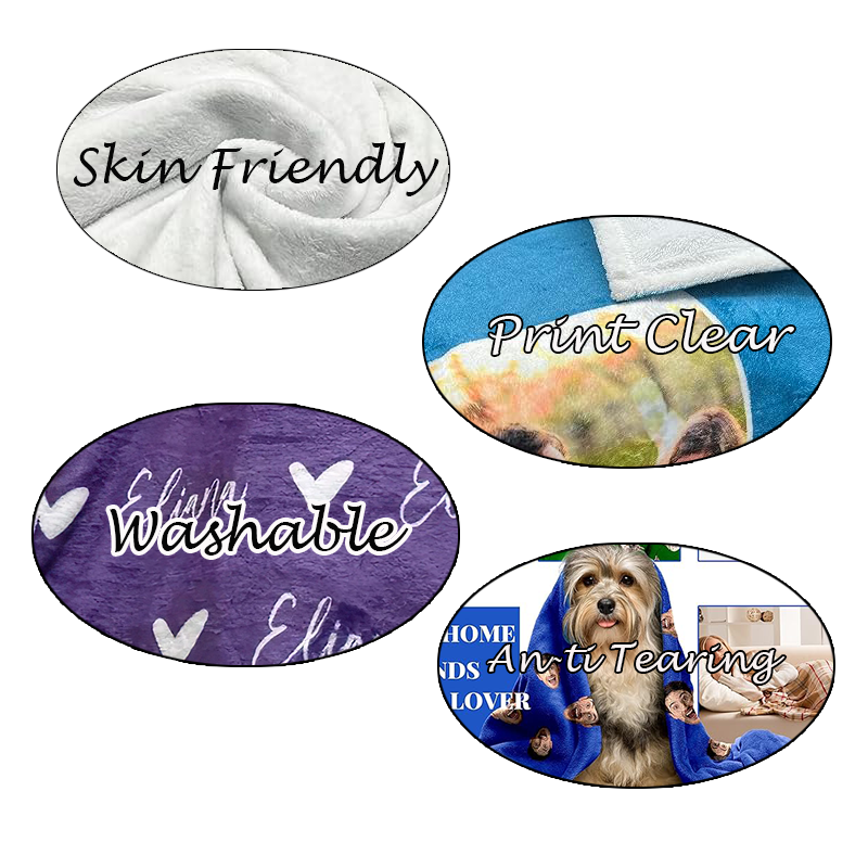 Custom Blanket with Picture Text Customized Blanket Throws Personalised Blanket Valentine's Day Gifts for Couple
