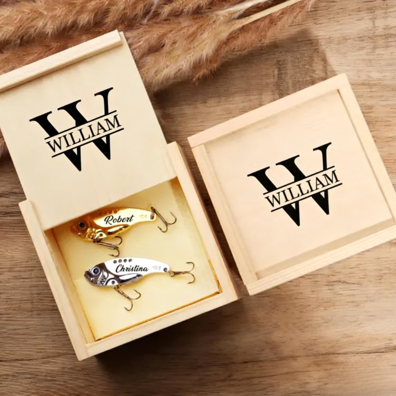 Personalised Engraved Fishing Lure Custom Lure fisherman Gift for Dad Uncle husband Father's Day Gift