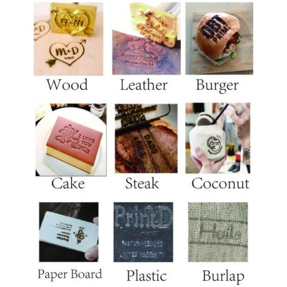 Custom Branding Iron for Woodworking and Leather Personalised Signature Wood Burning Stamp with Gift Box for Dad