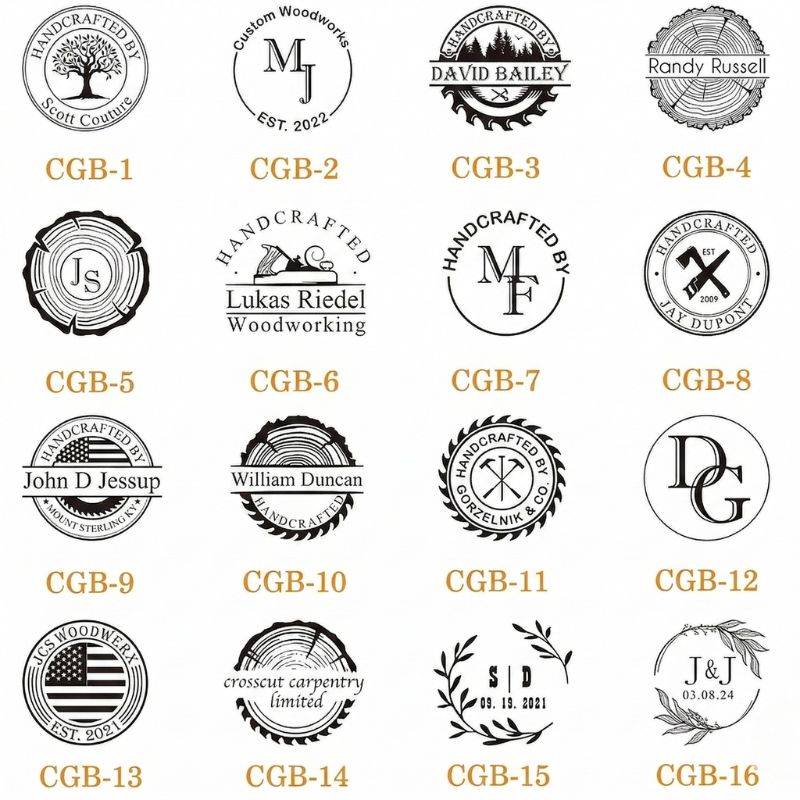 Custom Branding Iron for Woodworking and Leather Personalised Signature Wood Burning Stamp with Gift Box for Dad