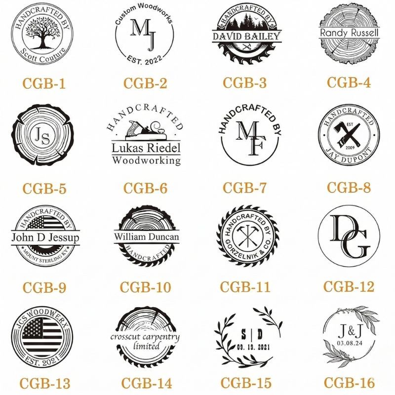 Custom Branding Iron for Woodworking and Leather Personalised Signature Wood Burning Stamp with Gift Box for Dad