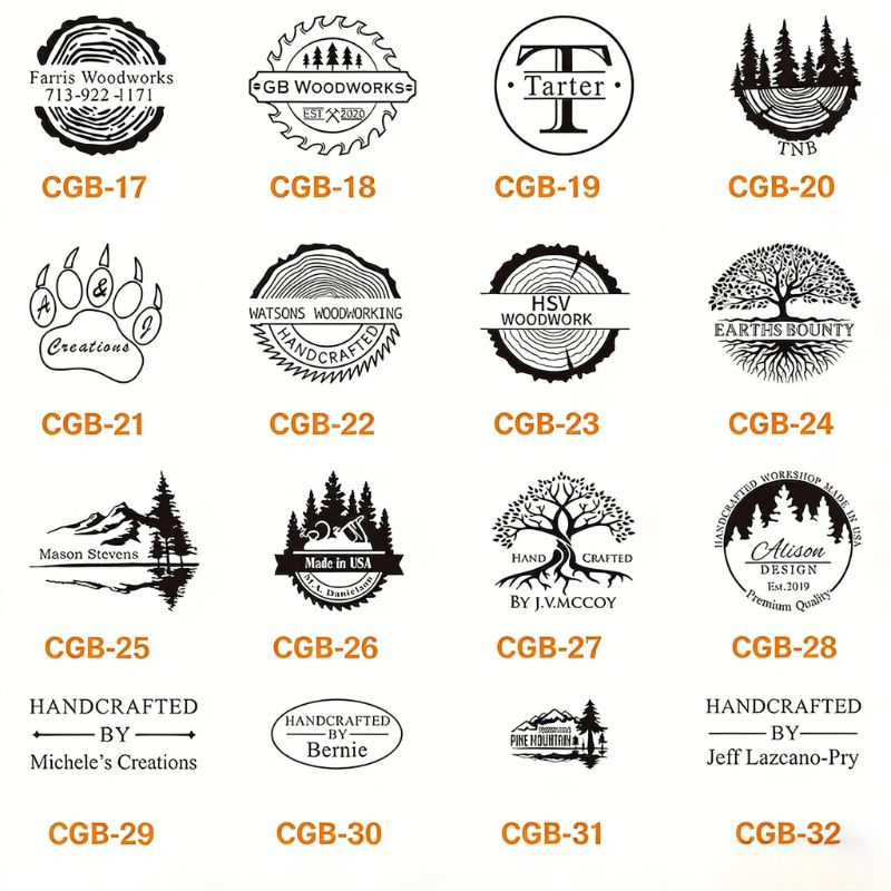 Custom Branding Iron for Woodworking and Leather Personalised Signature Wood Burning Stamp with Gift Box for Dad