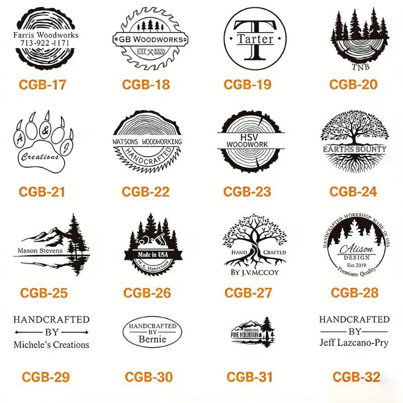 Custom Branding Iron for Woodworking and Leather Personalised Signature Wood Burning Stamp with Gift Box for Dad