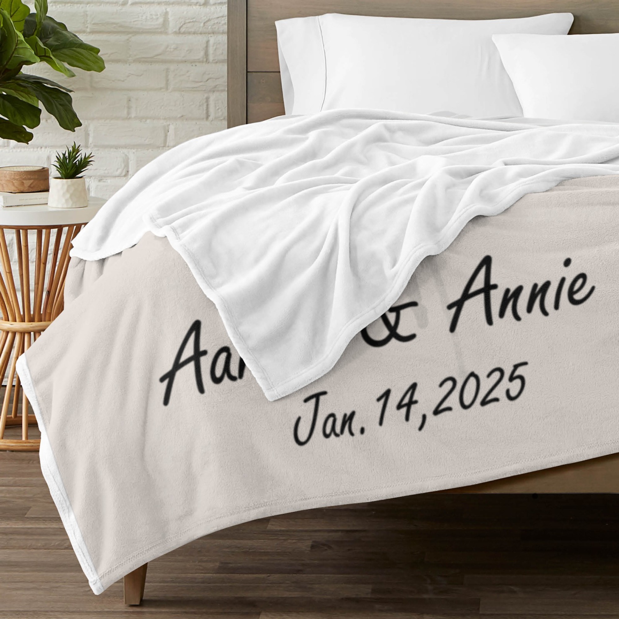 Custom Blanket with Photos Collage Blanket Personalised Throw Blanket with Photos Valentine's Day Gift for Couple