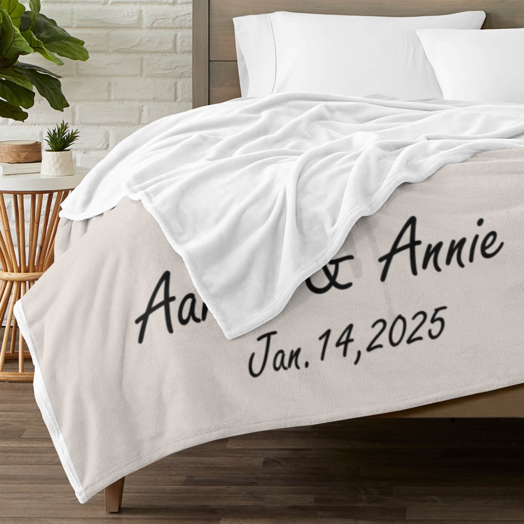 Custom Blanket with Photos Collage Blanket Personalised Throw Blanket with Photos Valentine's Day Gift for Couple