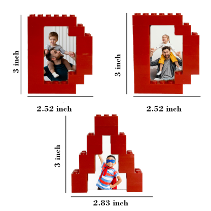 Custom Photo Building Brick Puzzle Personalised Building Block Father's Day Gifts