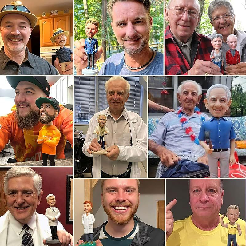 Fully Customizable Wedding Cake Topper Bobbleheads Personalised Bobbleheads Party Topper