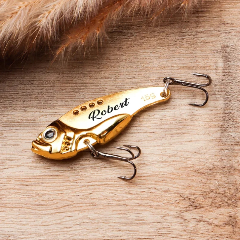 Personalised Engraved Fishing Lure Custom Lure fisherman Gift for Dad Uncle husband Father's Day Gift
