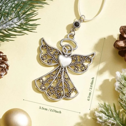 Custom Photo Projection Ornament Christmas Ornament with Picture Inside Xmas Tree Christmas Gifts