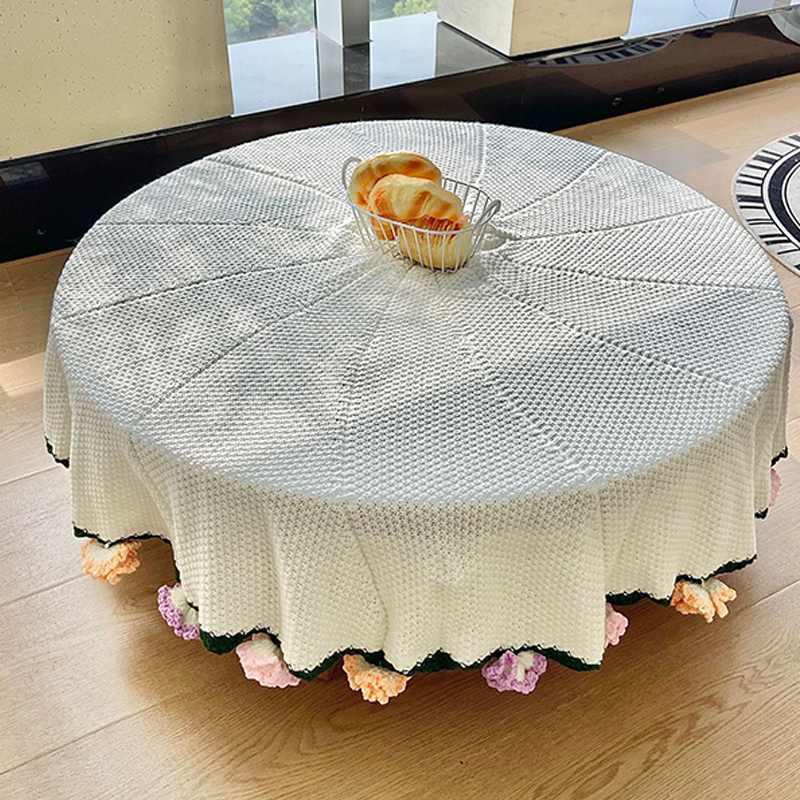 FINISHED Handmade Crochet Flower Throw Blanket Bouquet Rose Bouquet Knitted Bouquet Ready-Made Blanket Mothers Day Gifts