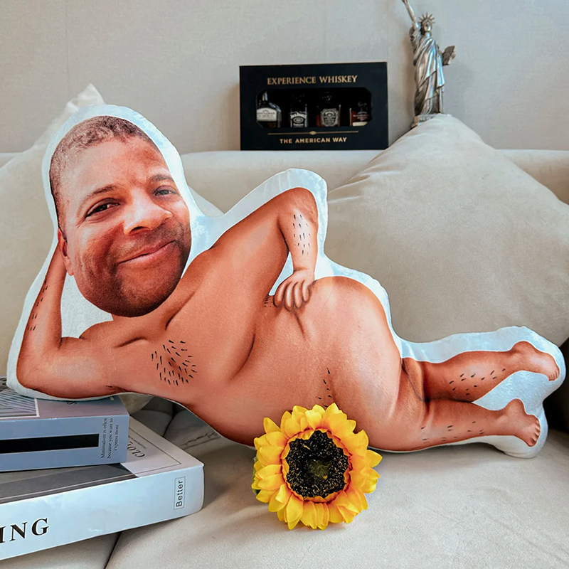 Custom Funny Face 3D Pillow Valentine's Day Gift For Him Valentine 2025 Gift for Couple