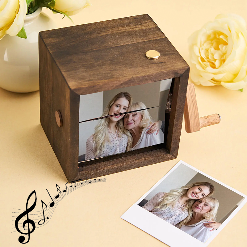 Personalised Whole Song Flipbook Frame Animation Machine Hand Motion Photo Cube Album Music Night Light Anniversary Gifts