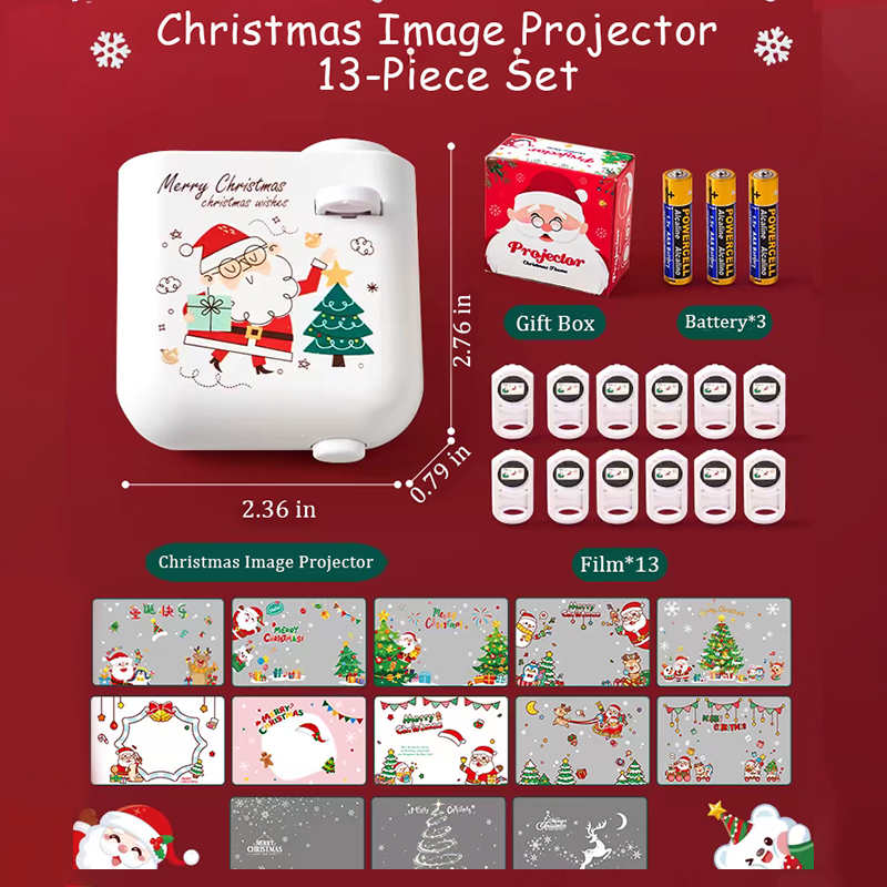 Christmas Projector Lights Outdoor/Indoor Led Lights Projector for Christmas Decorations Holiday Projector for Xmas