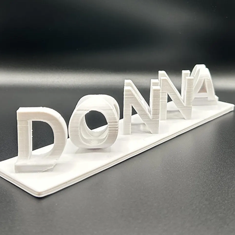 Custom Dual Name Illusion Personalised Double Flip Text Name Plate Customized Double Sided Words Plate Best Valentines Gift