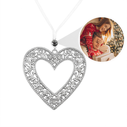 Custom Photo Projection Ornament Christmas Ornament with Picture Inside Xmas Tree Christmas Gifts