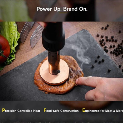 Custom Steak Branding Iron Personalised Branding Iron for Grilling Electric Branding Stamp for Food, BBQ