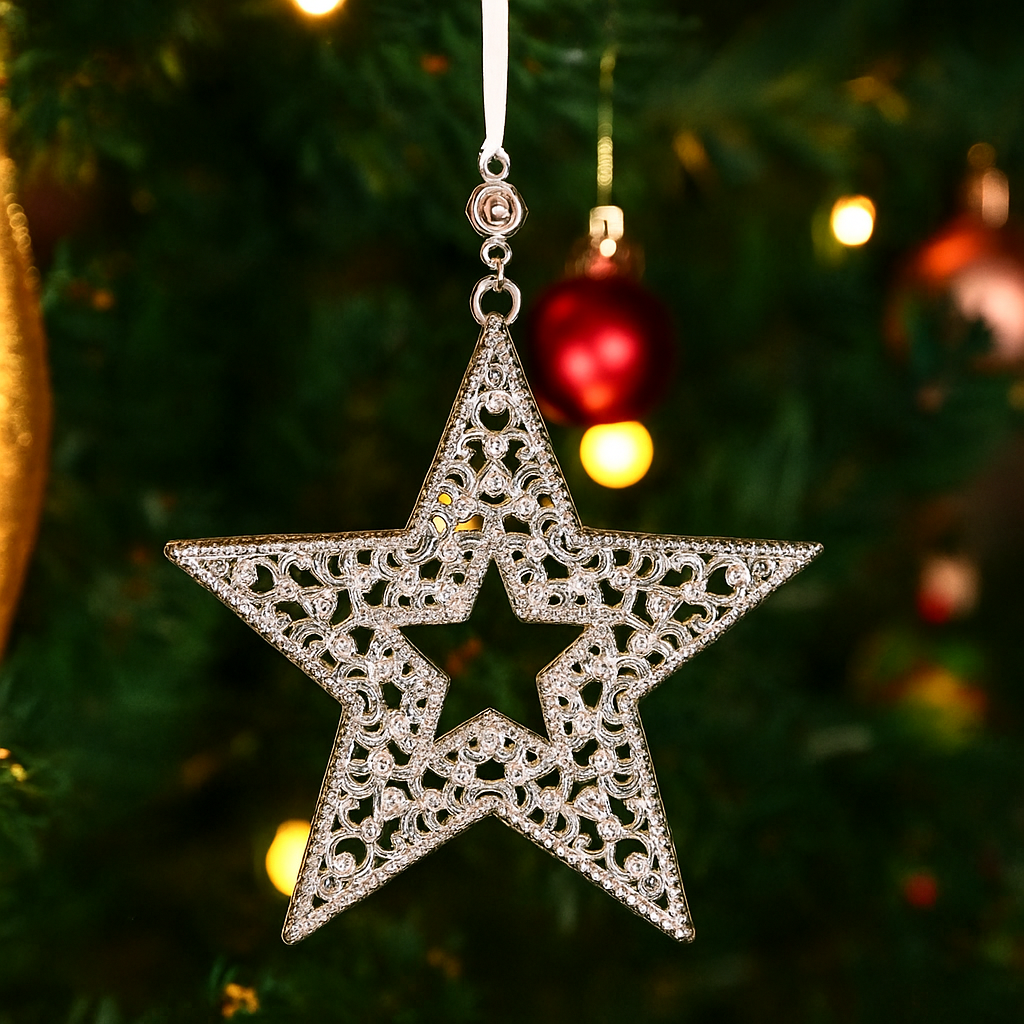 Personalised Photo Projection Snowflake Ornaments with Picture Inside Christmas Tree Decoration Gifts