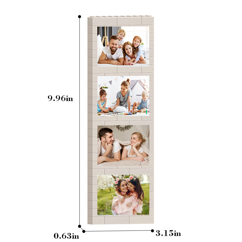 Personalised Collage Photo Brick Puzzle Custom Picture Building Block Love Gifts