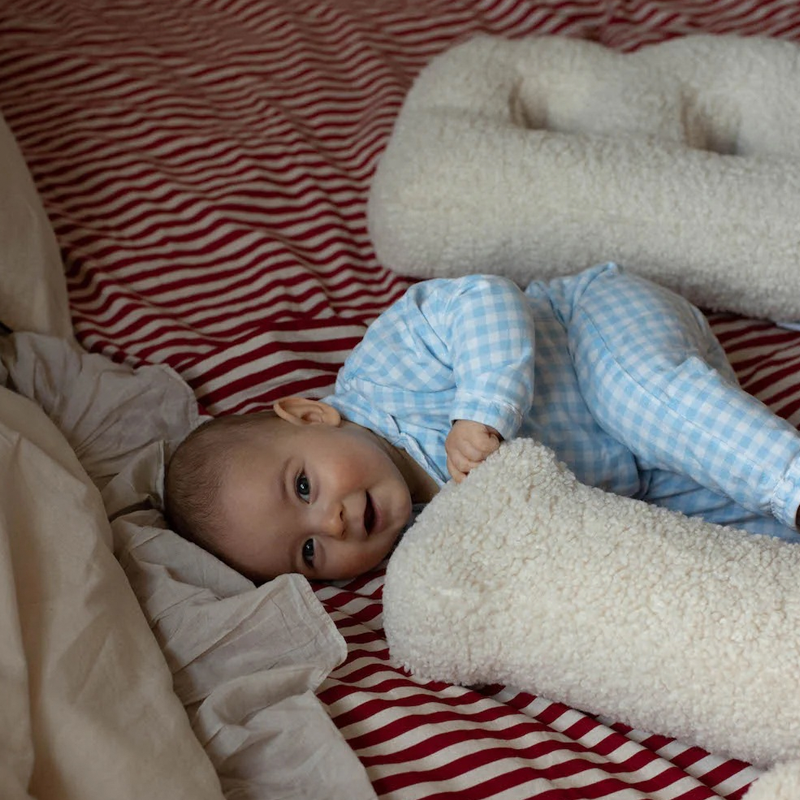 Personalised Alphabet Letter Pillow Embroidered Initial Cushion Nursery Decor Soft Sherpa Dorm Bed Pillow Baby Shower Gift