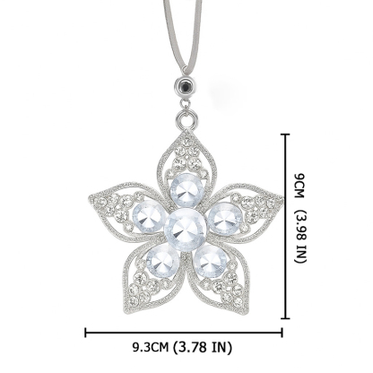 Personalised Photo Projection Snowflake Ornaments with Picture Inside Christmas Tree Decoration Gifts