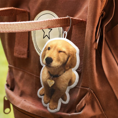 Custom 3D Photo Pillow Keychain Personalised Picture Printing Pet and Loved Ones Memorial Pillow Perfect Gift for Christmas