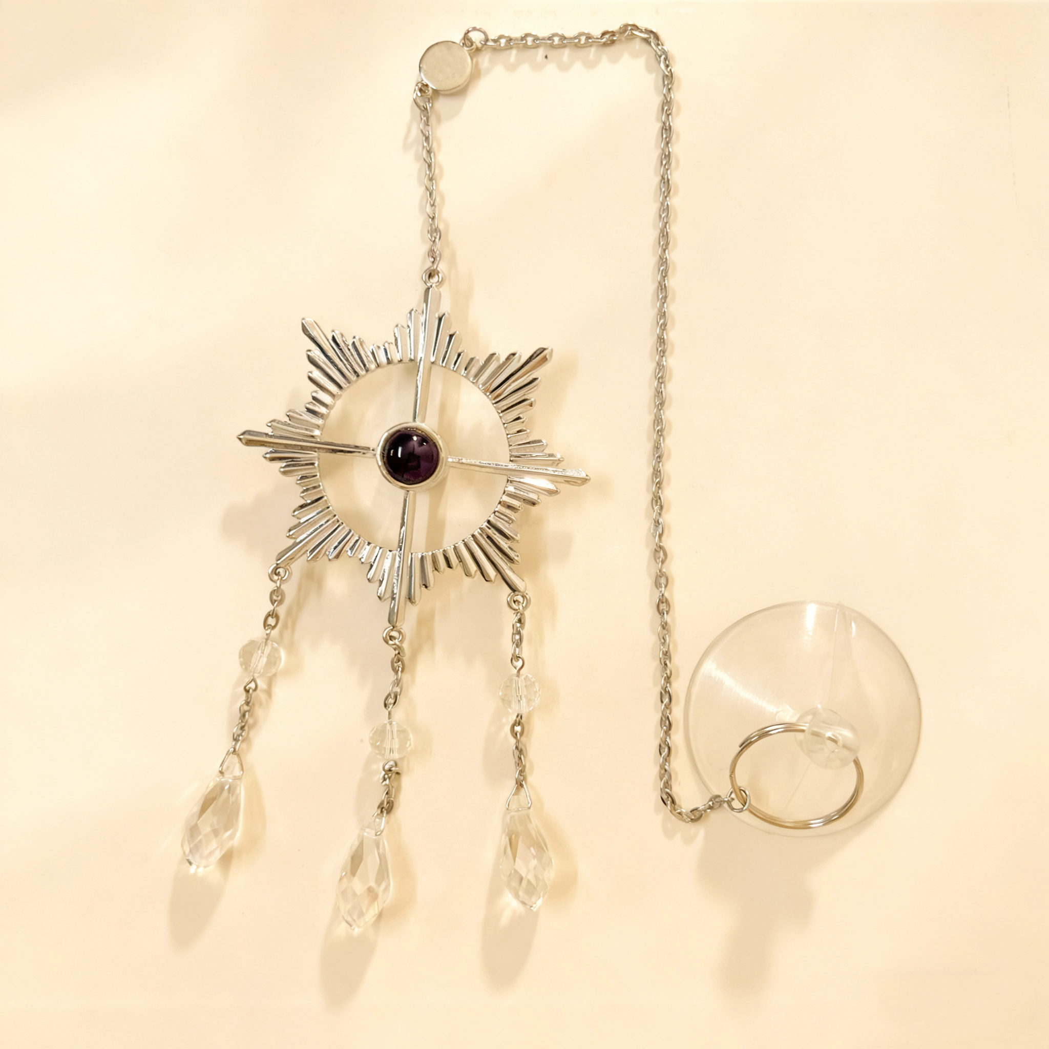 Personalised Sunburst Photo Sun Catcher Custom Projection Ornaments Gift for Christmas
