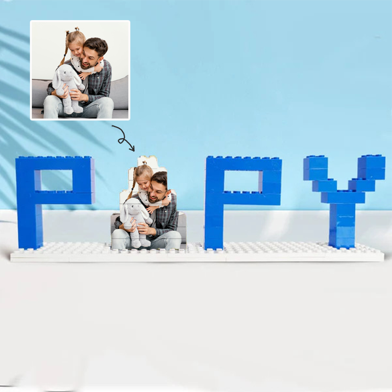 Custom Photo Building Brick Puzzle Personalised Building Block Papy Gi