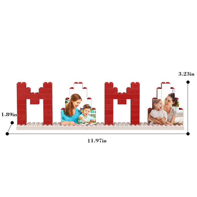 Custom Photo Building Brick Puzzle Personalised Building Block Gifts for Mother