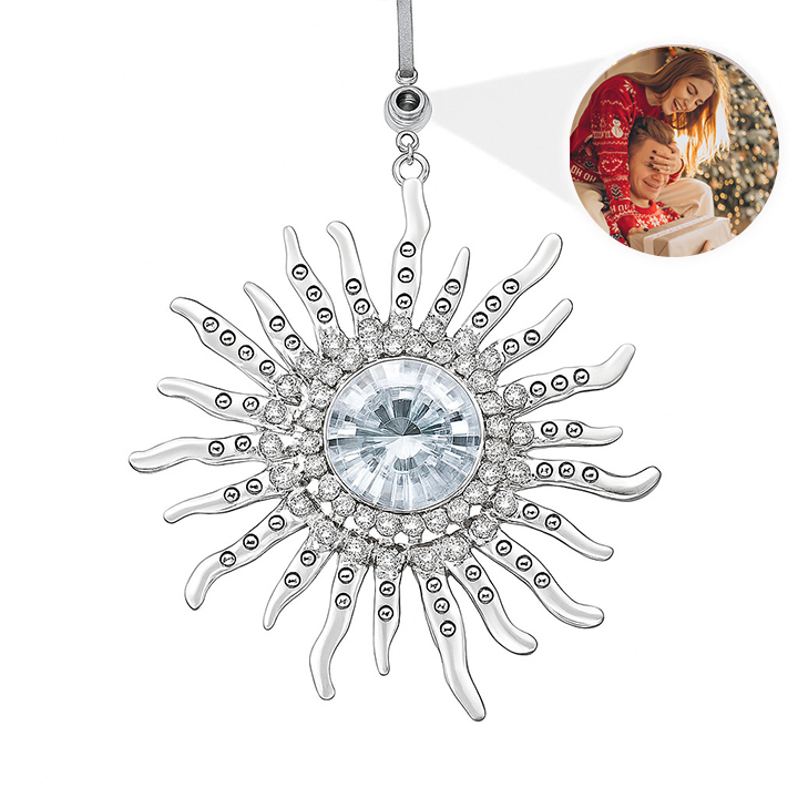 Custom Photo Projection Ornament Christmas Ornament with Picture Inside Xmas Tree Christmas Gifts