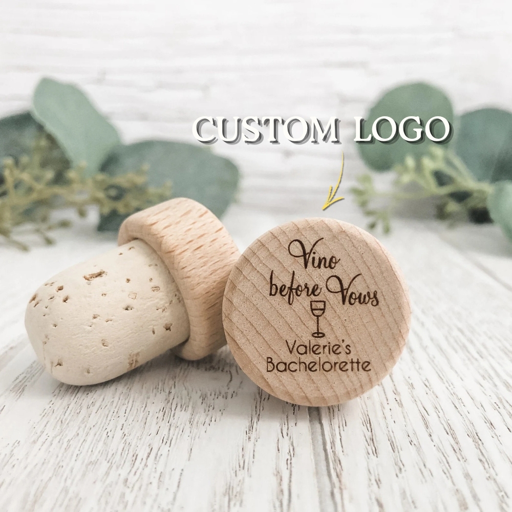 Personalised Wine Stoppers Custom Wine Stoppers Engraved Wooden Bottle Stopper Wedding Favors Bridal Shower Gifts
