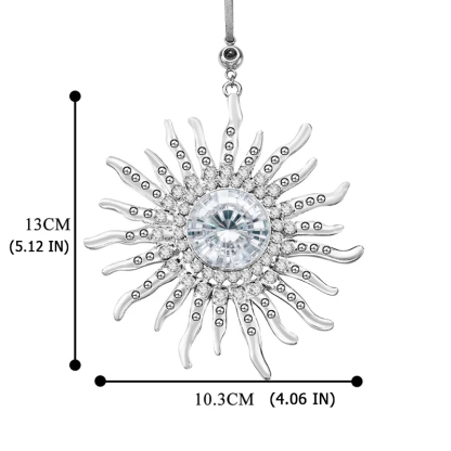 Custom Photo Projection Ornament Christmas Ornament with Picture Inside Xmas Tree Christmas Gifts