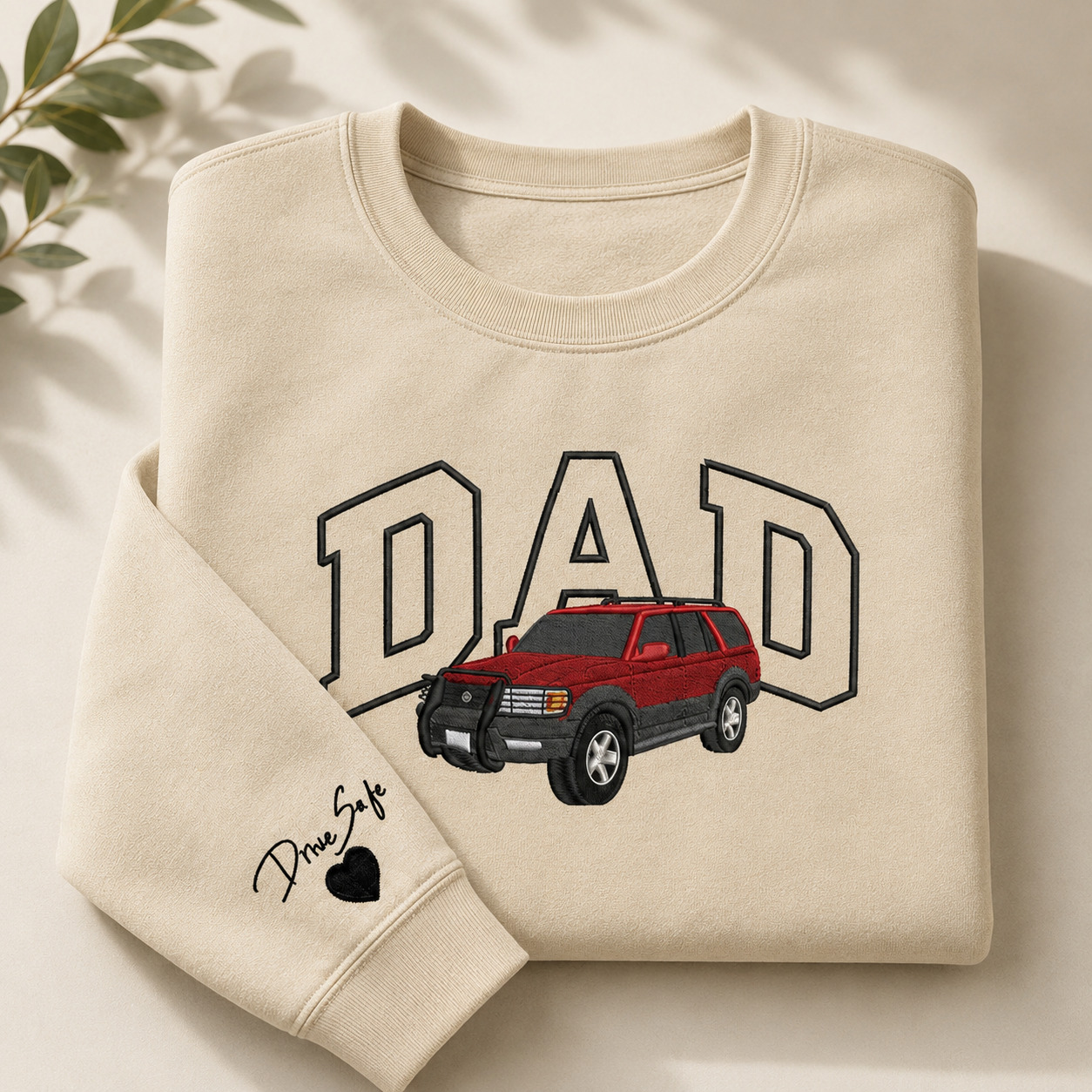 Custom Photo Embroidered Car Hoodie for Dad Personalised Est Year Design Sweatshirt Ideal Father's Day Gifts