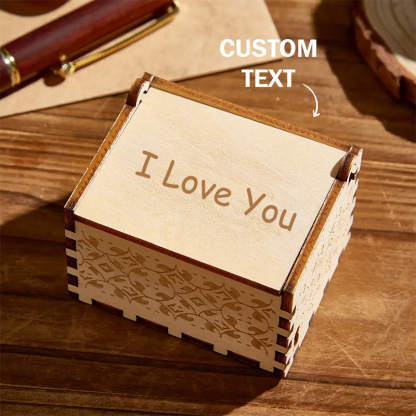 Custom Your Song and Portrait Photo Cartoon Style Music Box Can Play Whole Song Fathers Day Gifts