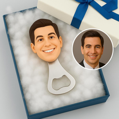 Handmade Custom Face Bottle Openers Bobblehead Bottle Openers Doll Head Wedding Bottle Openers Unique Groomsmen Gifts