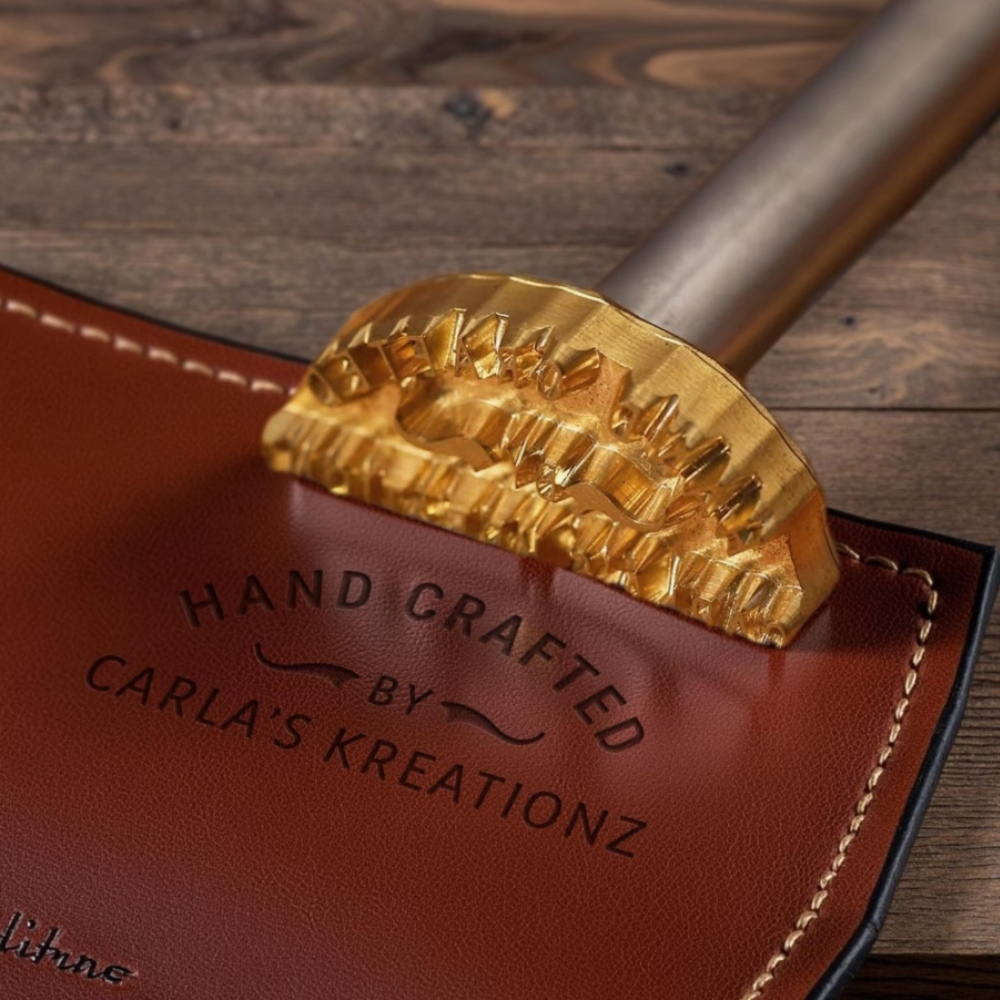Custom Leather Branding Iron Personalised Logo Branding Stamp for Leather Custom Maker's Mark Gift for Crafter