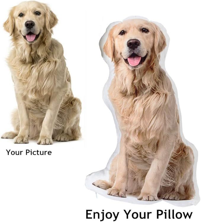 Custom 3D Photo Pillow Personalised Picture Printing Pet and Loved Ones Memorial Pillow Perfect Gift for Christmas