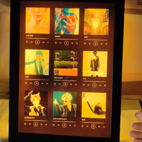 Custom Nine Songs Picture Frames Night Light with Personalised Photo Music Player (can play nine whole song)